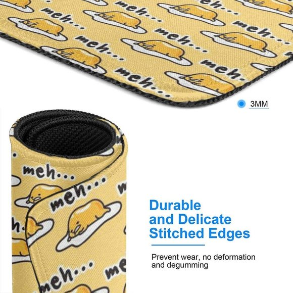 Anime Mouse Pad Cute Office Accessories Non-Slip 10" x 12" Mouse Mat - Picture 2 of 2